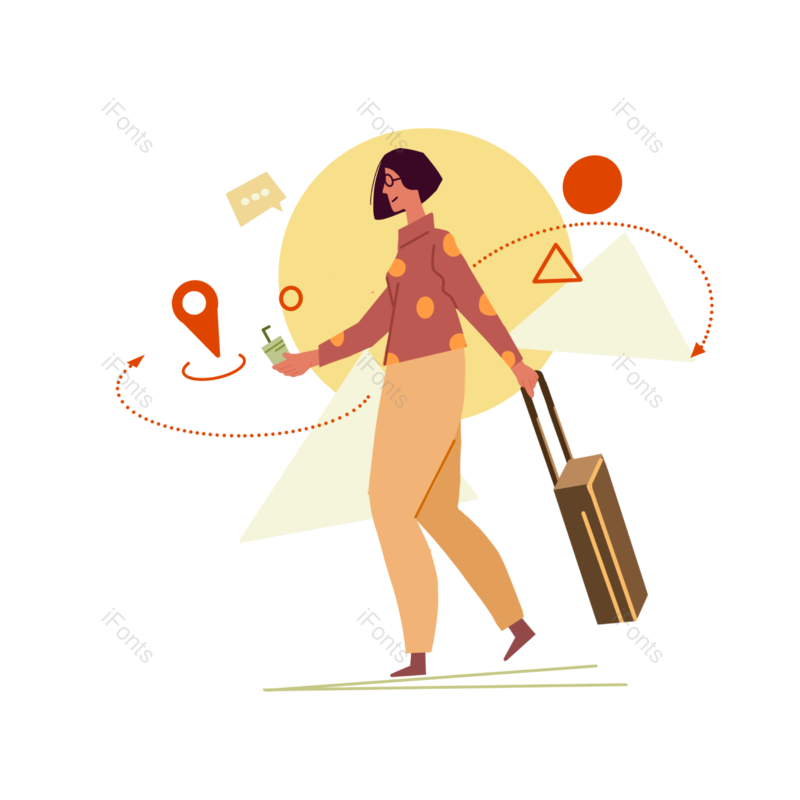 素材图片,人物元素,工作PNG,女孩免抠素材